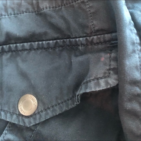 Vince Navy Coastal Zip Up Utility Jacket Size M - Picture 15 of 16